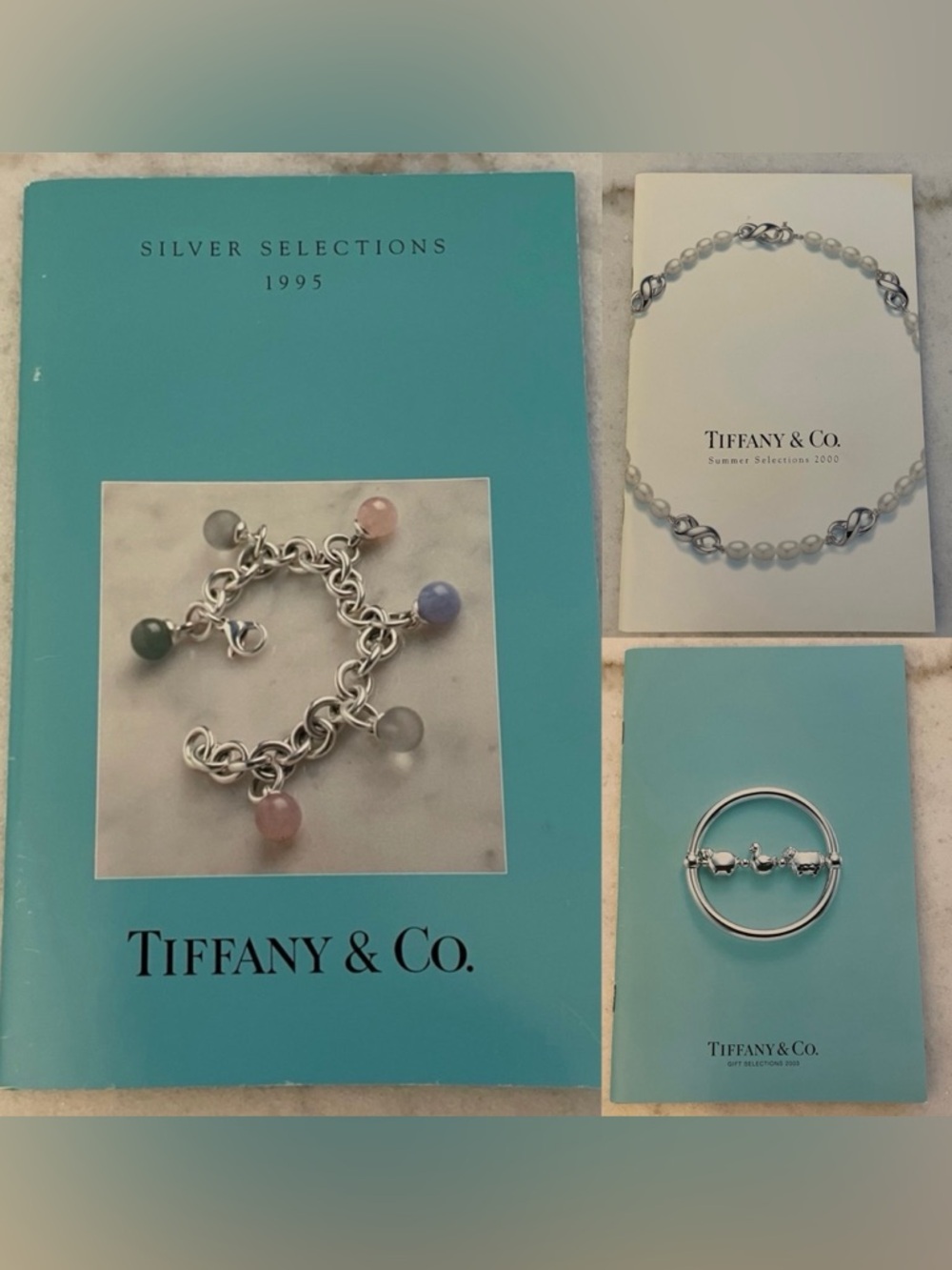 Tiffany bundle of 3 catalogue brochures vintage